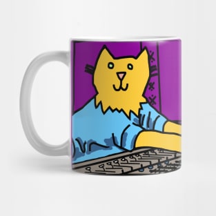 Music Producer Cat Mug